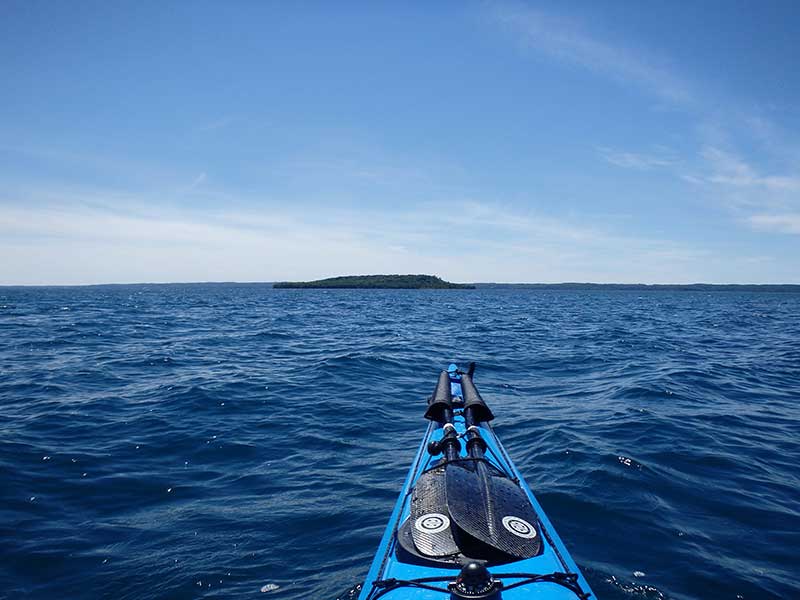 Kayaking to Power Island