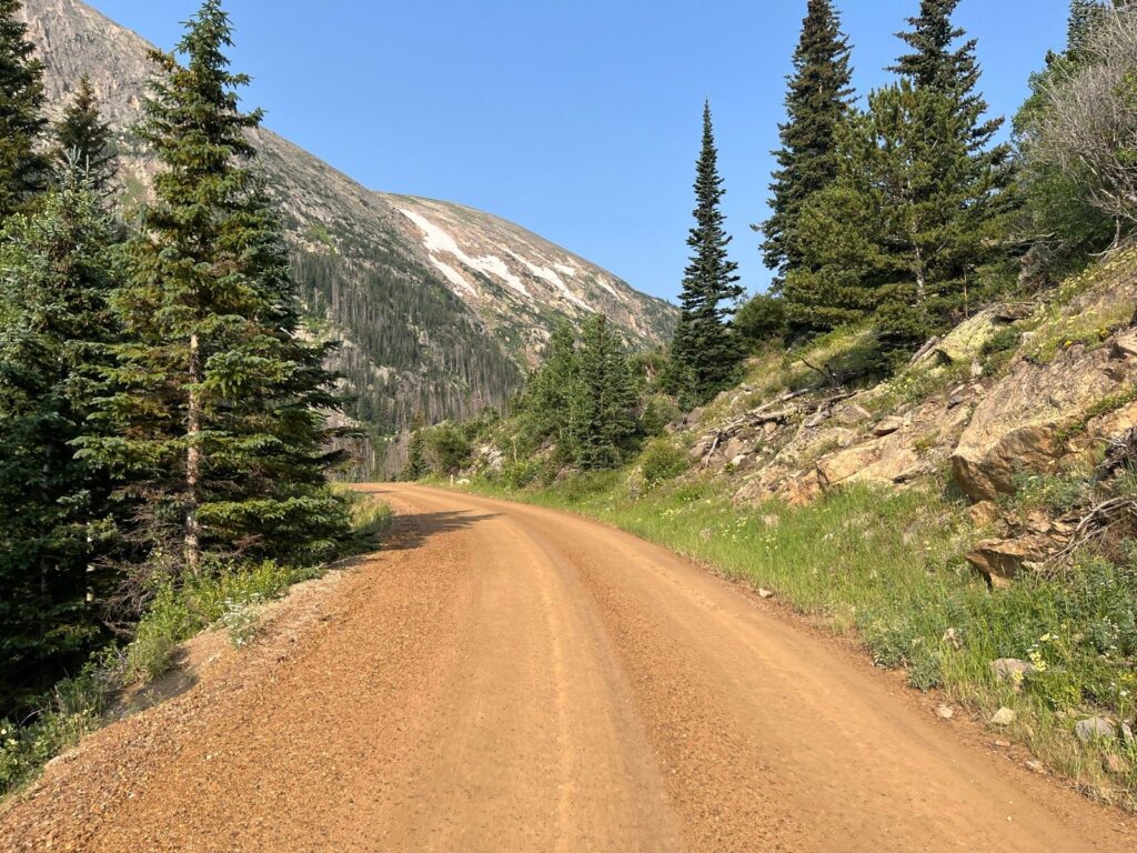 Old Fall River Road gravel 